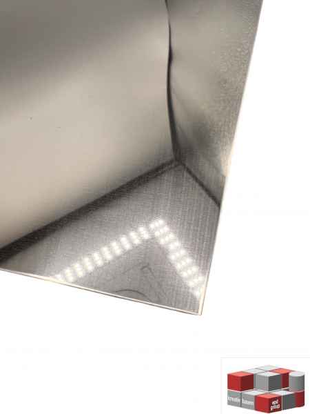 Edelstahlblech Spiegel Effekt hochglanzpoliert Spiegel Blech Spiegelplatten